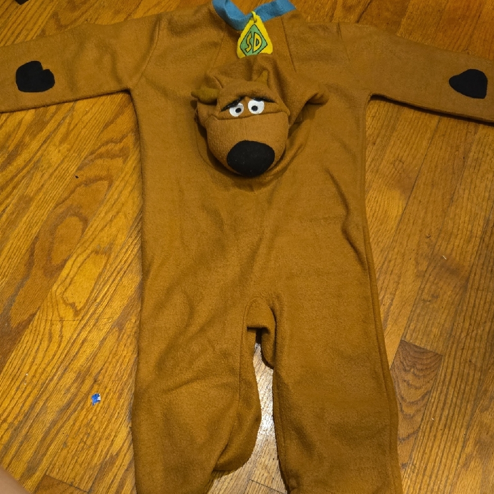 Kids Cartoon Character Brown Bodysuit